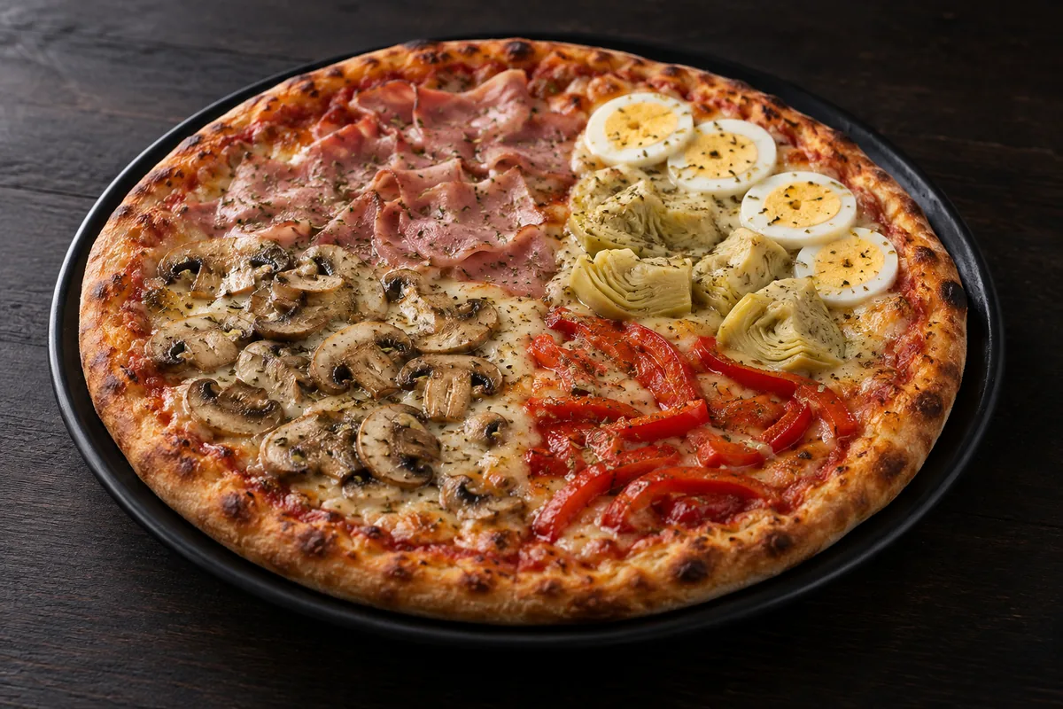 Pizza Vier Jahreszeiten
