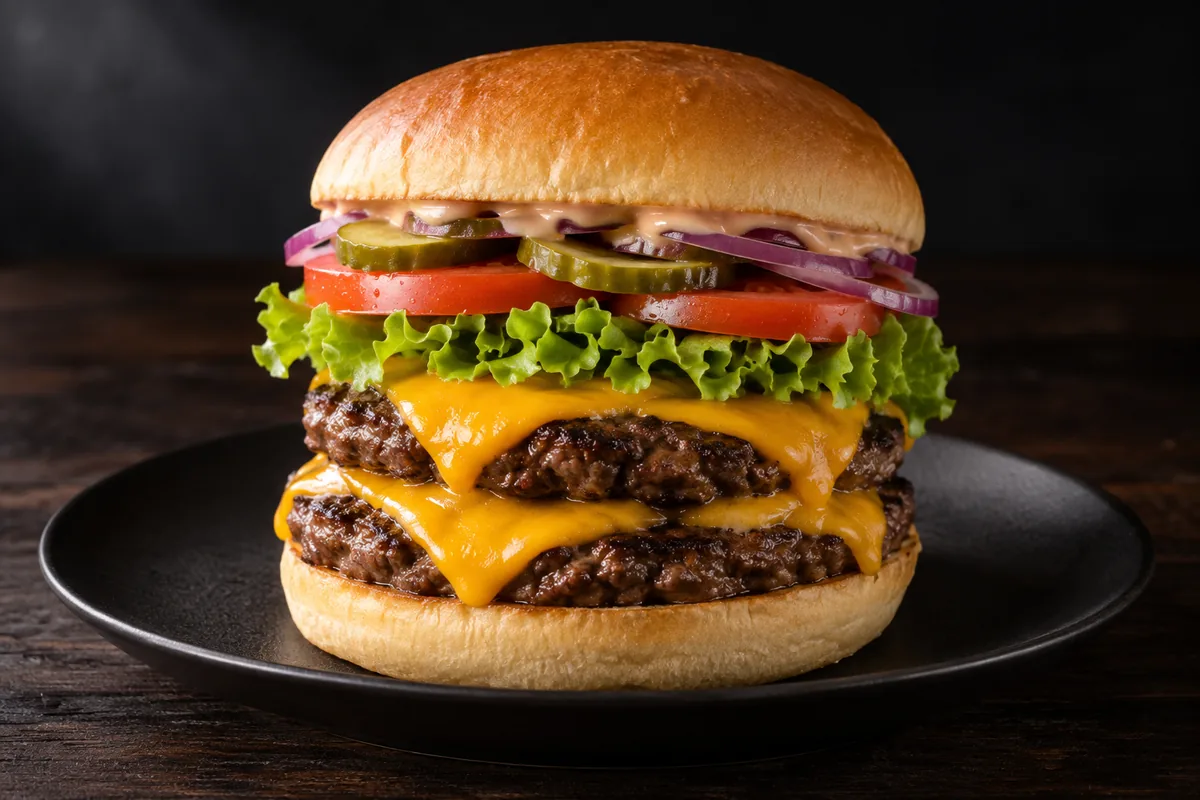 Doppel-Cheeseburger