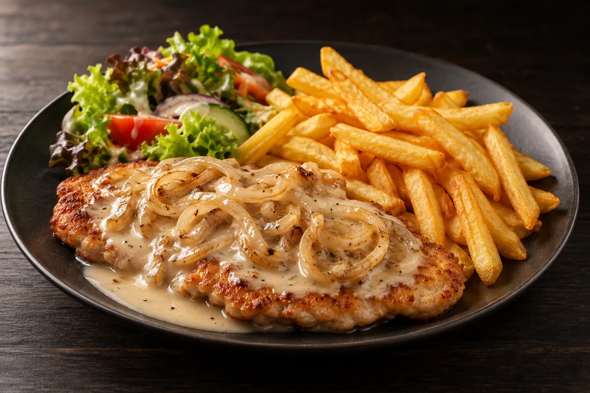 Zwiebelschnitzel